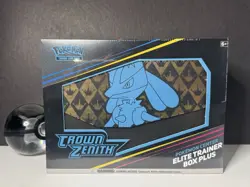 FACTORY SEALED Pokemon Center Crown Zenith ETB - Pokemon TCG Sword & Shield - Image 1