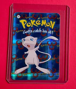 🔥Pokemon Vending Prism Holo Vintage Sticker #151 MEW rare Nintendo 2000 Foil NM - Image 1
