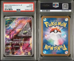 PSA 10 GEM MINT Drowzee #86 - 2023 Pokemon Scarlet & Violet Base JAPANESE IR - Image 1