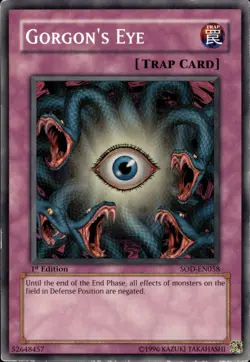 Gorgon's Eye - 1st Edition SOD-EN058 - MP - YuGiOh - Image 1