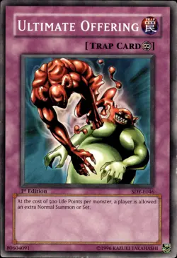 Ultimate Offering - 1st Edition SDY-E046 - LP - YuGiOh - Image 1