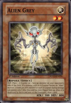 Alien Grey - 1st Edition POTD-EN024 - NM - YuGiOh - Image 1