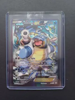 Pokemon TCG Blastoise EX Black Star Promo Full Art Card XY122 NM - Image 1