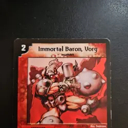DM-01 Duel Masters Trading Card Game Immortal Baron, Vorg #80/110 - Image 2