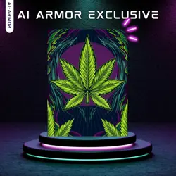 (Green Leaf) - 100ct Matte TCG/MTG Card Art Sleeves by Ai Armor Multi - Image 2