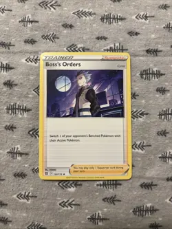 Boss's Orders Brilliant Stars Rare 132/172 NM Pokemon Card - Image 1