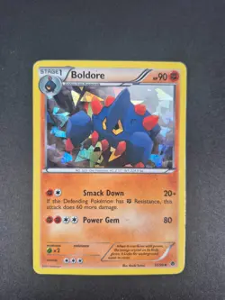 Pokemon TCG - Boldore Cracked Ice Holo - 51/98 - B&W: Emerging Powers Promo Card - Image 1