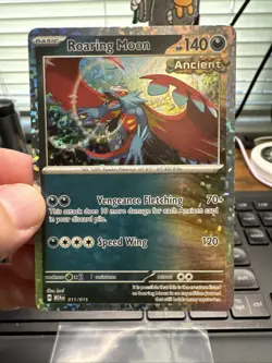 Pokemon TCG McDonald's Roaring Moon Ancient Holo Card 011/015 - Image 1
