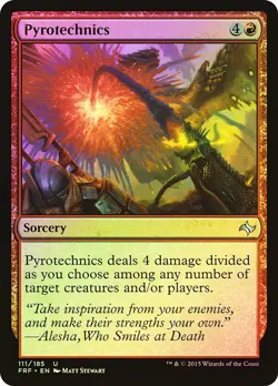 MTG Pyrotechnics FOIL NM Fate Reforged FRF Magic Gathering card - Image 1
