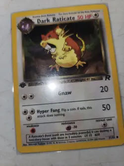 1st Edition Dark Raticate - Team Rocket 51/82 - WOTC Pokemon Card NM/LP - Image 1
