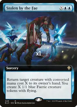 MTG Throne of Eldraine ELD Stolen by the Fae MINT (SELECT) - Image 3