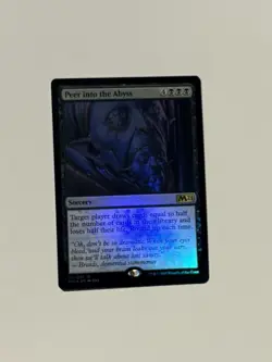 Peer into the Abyss (Foil, #117, NM) Core Set 2021 (M21), MTG - Image 1
