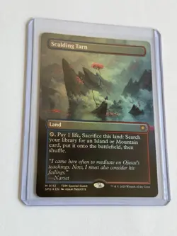 FOIL Scalding Tarn (Special Guests) - Borderless - NM Pack Fresh MTG Tarkir - Image 1