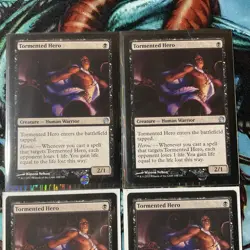 MTG Tormented Hero Theros 108/249 Regular Uncommon MINT X4 #00002 - Image 3