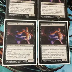 MTG Tormented Hero Theros 108/249 Regular Uncommon MINT X4 #00002 - Image 4