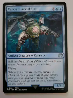MTG - Final Fantasy: Valkyrie Aerial Unit (0084) - Uncommon - Near Mint - Image 1