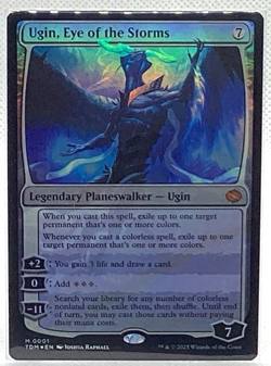 FOIL Ugin, Eye of the Storms (Tarkir: Dragonstorm) - NM Pack Fresh MTG - Image 1