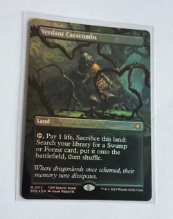 FOIL Verdant Catacombs (Special Guests) - Borderless - NM Pack Fresh MTG - Image 1