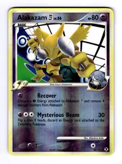 Alakazam E4 Rising Rivals #38 (2009) Uncommon Reverse Holo NM Pokemon - Image 1