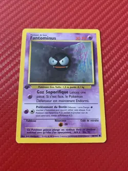 Carte Pokemon Fantominus 50/102 Edition 1 Set de Base Wizards FR (#2) - Image 1