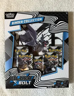 Pokemon Scarlet & Violet Black Bolt Binder Collection (SEALED) - Image 1
