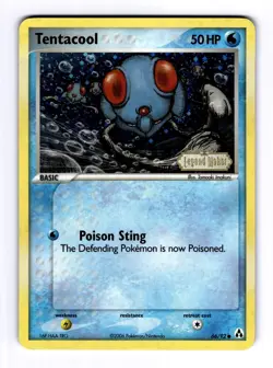 Tentacool Legend Maker #66 (2006) Common Reverse Holo NM Pokemon - Image 1