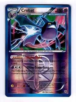 Crobat (Team Plasma) Plasma Storm #55 (2013) Reverse Holo NM Pokemon - Image 1