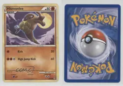 Hitmonlee Pokemon HeartGold & SoulSilver Call of Legends #58 n1u - Image 3