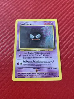 Carte Pokemon Fantominus 50/102 Edition 1 Set de Base Wizards FR - Image 1