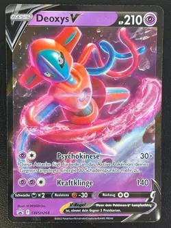 Deoxys V SWSH266 Blackstar Promo Deutsch NM Pokemon - Image 1