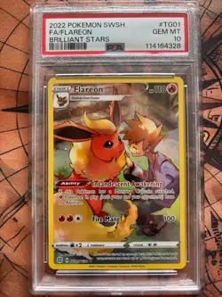 Flareon TG01/TG30 - PSA10 - Brilliant Stars - Pokemon TGC - Image 1