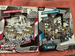 Pokemon Scarlet & Violet Black Bolt Binder Collection-NEW - Image 1