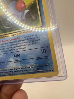 Tentacool 56/62 Fossil - 1999 - Common - Vintage - Pokemon Card TCG - Image 5