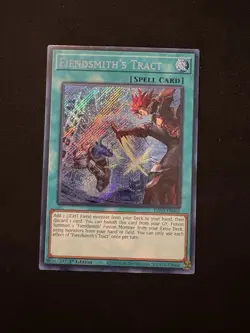 *** FIENDSMITH TRACT *** 1ST EDITION SECRET RARE INFO-EN061 YUGIOH MINT - Image 1