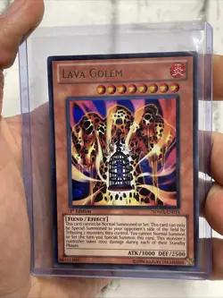 Yugioh Lava Golem SDMA-EN014 Ultra Rare 1st Edition LP/NM Yugioh! Card Holo - Image 2