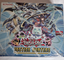 2025 Yugioh Justice Hunters 1st Edition Booster Box 24-Packs Sealed New - Image 1