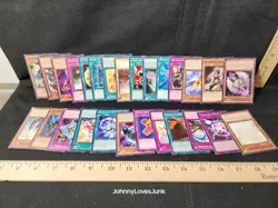 Yugioh Trading Card Game Lot 20+ Count Bulk Lot Used Prev Played - Image 1