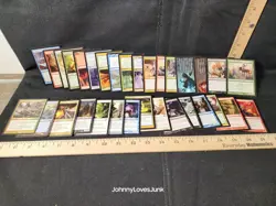 Magic the Gathering Trading Card Game Lot 30+ Count Used Prev Played Bulk Lot - Image 1