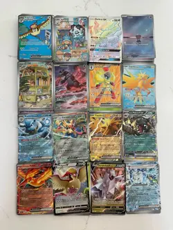 Pokemon Card Lot 100 Official TCG Cards Ultra Rare Included EX GX V MEGA + HOLOS - Image 1
