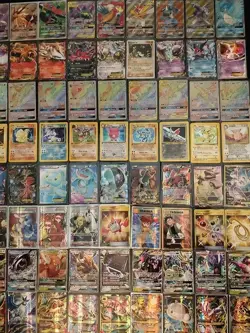 Pokemon Card Lot 100 Official TCG Cards Ultra Rare Included EX GX V MEGA + HOLOS - Image 3