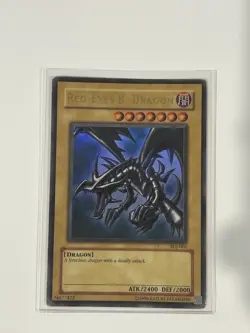 Yugioh Red-Eyes Black Dragon SDJ-001 Ultra Rare Yu-Gi-Oh! - Image 1