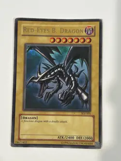 Yugioh Red-Eyes Black Dragon SDJ-001 Ultra Rare Yu-Gi-Oh! - Image 2