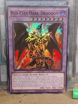 YuGiOh! Red-Eyes Dark Dragoon RA02-EN021 Ultimate Rare 1st Ed - Image 1