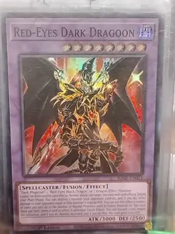 YuGiOh! Red-Eyes Dark Dragoon RA02-EN021 Ultimate Rare 1st Ed - Image 2