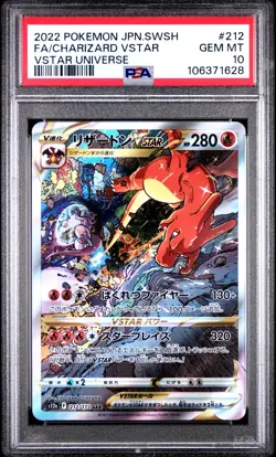 Charizard 212/172 VSTAR Universe S12a Japanese Pokemon Card PSA 10 Gem Mint - Image 1