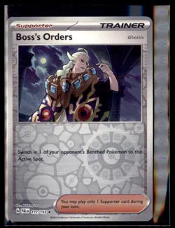 Pokemon Boss's Orders Ghetsis 172/193 Paldea Evolved Reverse Holo 5 Card Lot LP - Image 1
