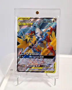 Pokemon TCG Hidden Fates~Moltres & Zapdos & Articuno Card Full Art GX 66/68 NM - Image 1