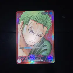ONE PIECE Card Roronoa Zoro Parallel OP01-001 L ROMANCE DAWN Japanese from Japan - Image 1