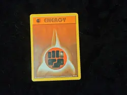 Fighting Energy Base Set (Shadowless) Regular Pokemon Energy Card Mod Played - Image 1