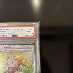 PSA10 Bonnie SR 102/094 SM6 Forbidden Light Pokemon Card Japanese - Image 4